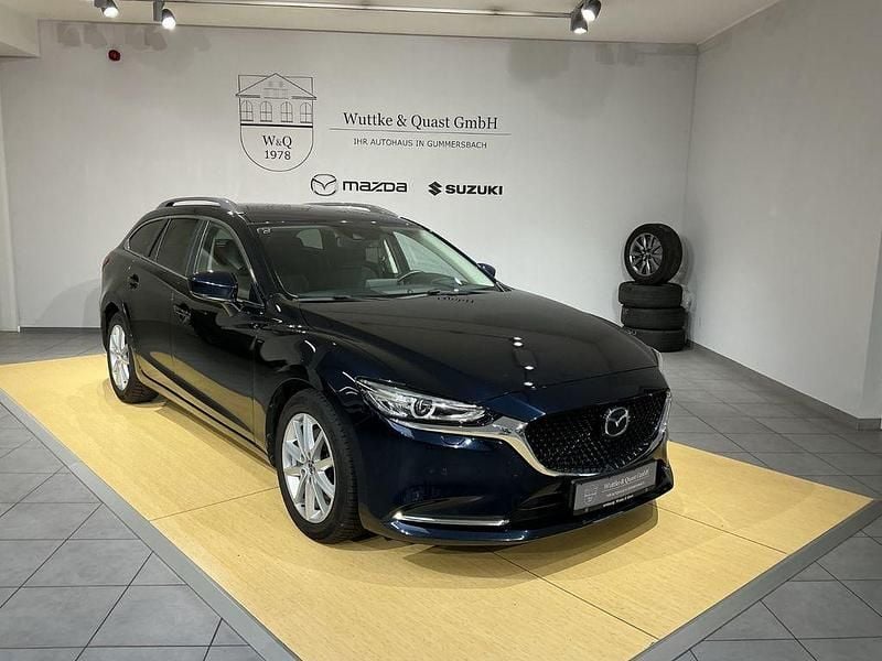 Gebraucht Mazda 6 150 PS (110 kW) 2021 Deep crystal blue Kombi