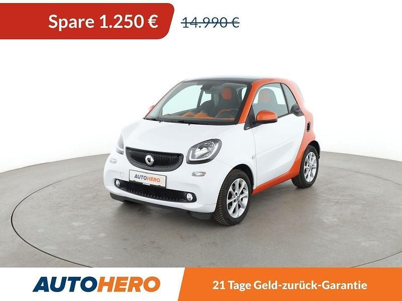 Weiß Gebraucht 2018 Smart ForTwo Coupé Basis Kleinwagen | 13.740 € (Fairer Preis) - Bild 1/3