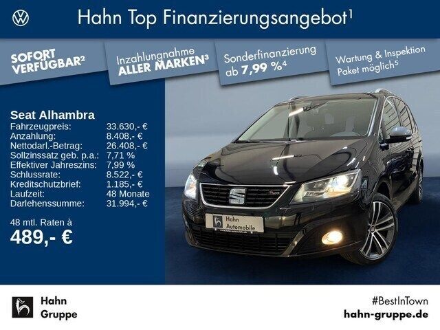 Schwarz Gebraucht 2019 Seat Alhambra FR-Line Van / Kleinbus | 33.630 € - Bild 1/3