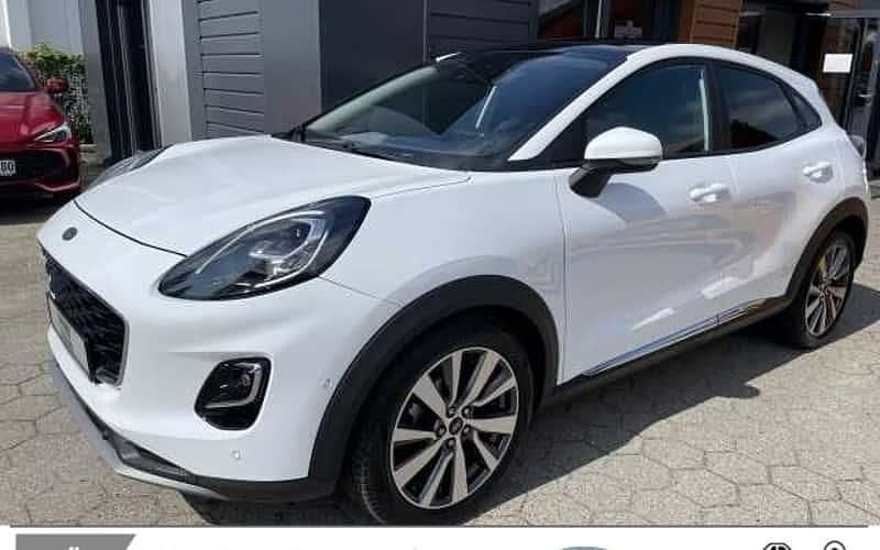 Weiß Gebraucht 2021 Ford Puma Titanium X SUV | 16.911 € (Superpreis) - Bild 1/4