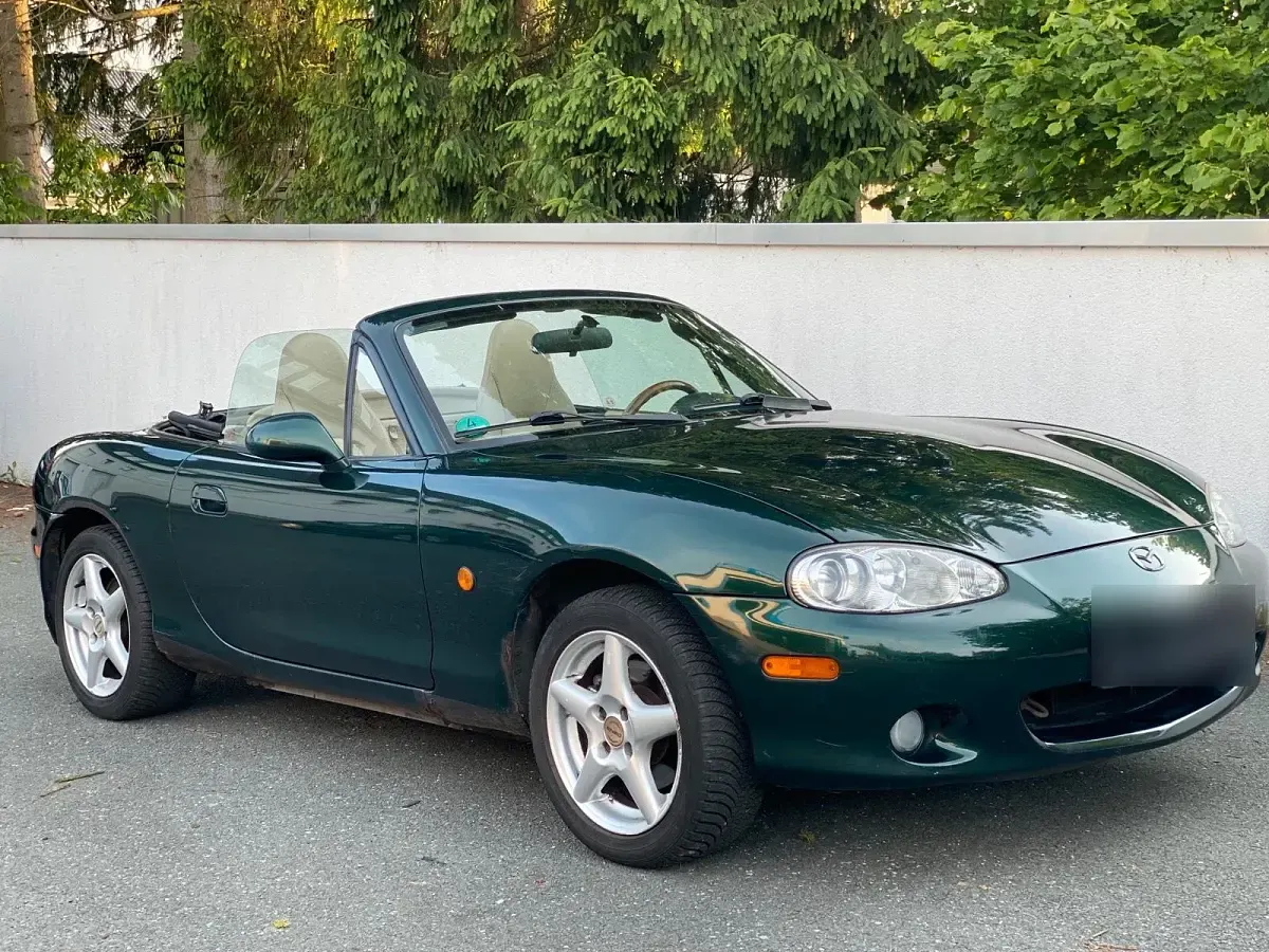 Gebraucht Mazda MX5 110 PS (80 kW) 2002 Grün Cabrio