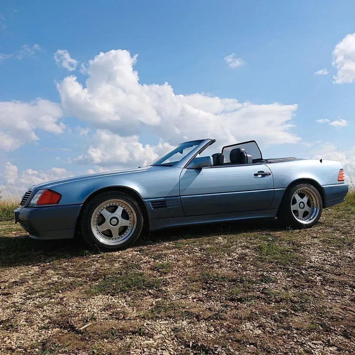 Gebraucht Mercedes SL300 231 PS (169 kW) 1991 Blau Cabrio