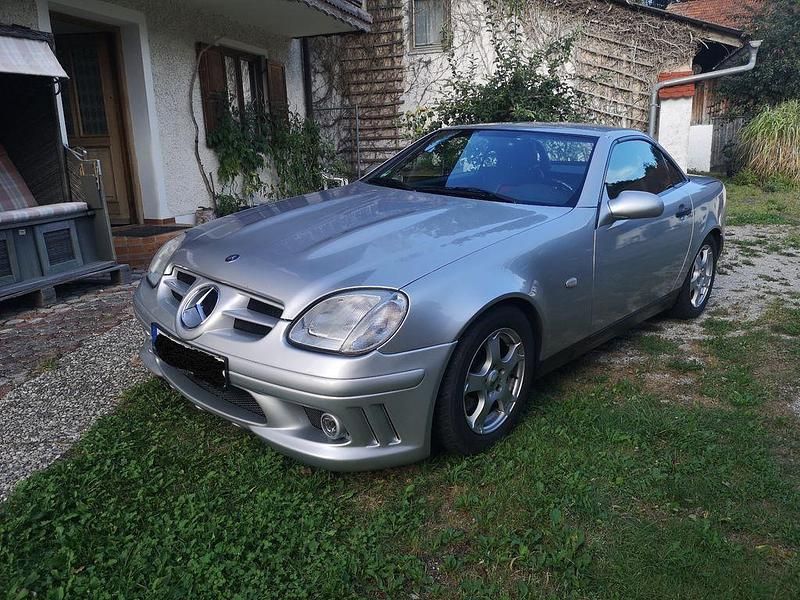 Silber Gebraucht 2000 Mercedes SLK230 Cabrio | 4.500 € (Teuer) - Bild 1/4