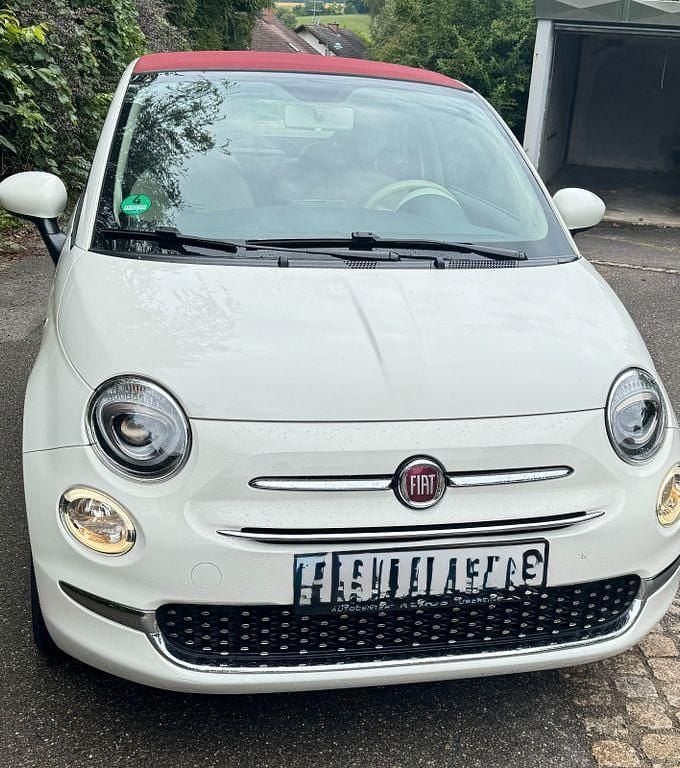 Weiß Gebraucht 2015 Fiat 500C Lounge Cabrio | 7.100 € (Guter Preis) - Bild 1/3