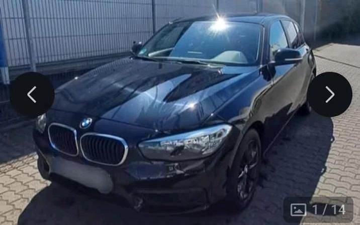 Schwarz Gebraucht 2018 BMW 118 Sport Line Kleinwagen | 10.500 € (Superpreis) - Bild 1/4