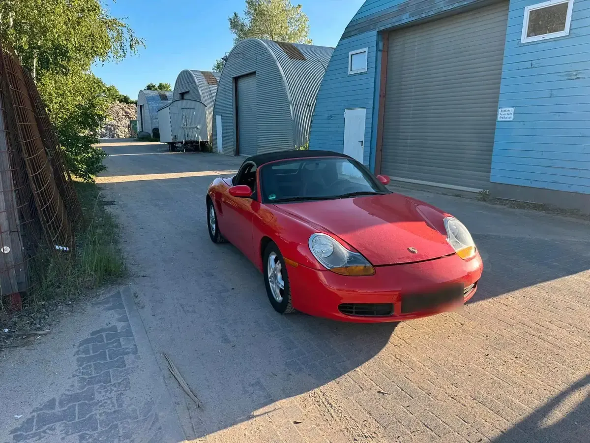 Gebraucht Porsche Boxster 204 PS (150 kW) 1997 Rot Cabrio