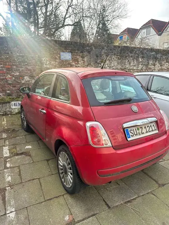 Używany Fiat 500 69 KM (50 kW) 2007 Czerwony Sedan/Limuzyna