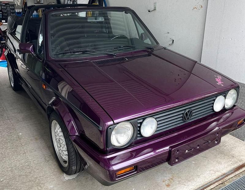 Violet Gebraucht 1993 VW Golf Cabriolet Cabrio | 11.450 € - Bild 1/4