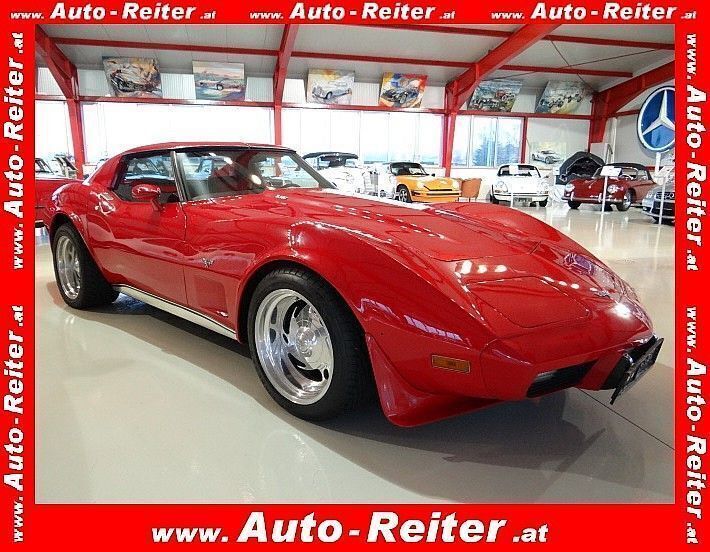 Rot Gebraucht 1977 Corvette Stingray Cabrio | 49.900 € - Bild 1/4