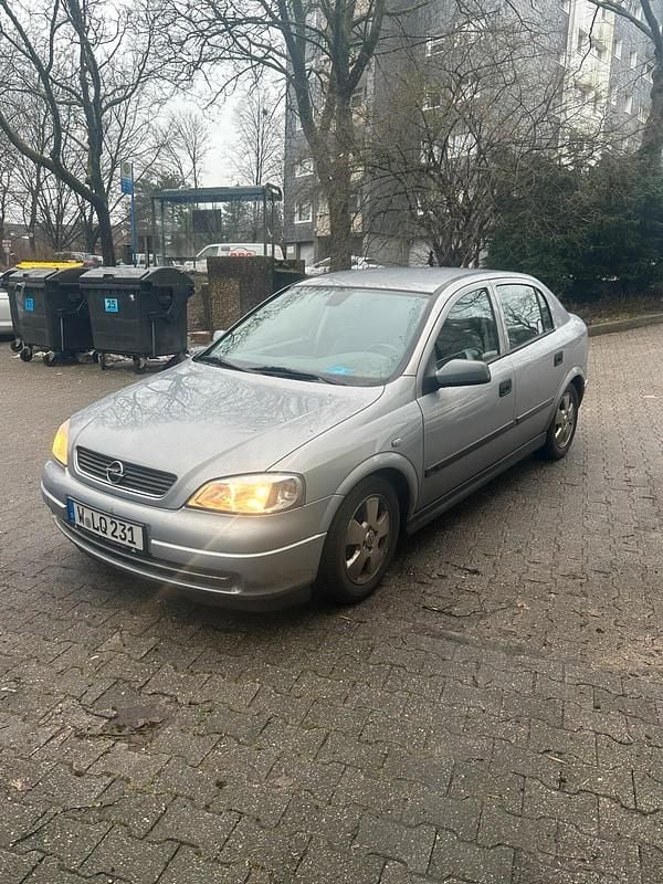 Silber Gebraucht 2003 Opel Astra Limousine | 1.200 € (Superpreis) - Bild 1/4