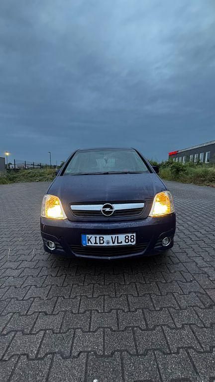 Blau Gebraucht 2008 Opel Meriva Cosmo Van / Kleinbus | 800 € (Superpreis) - Bild 1/4