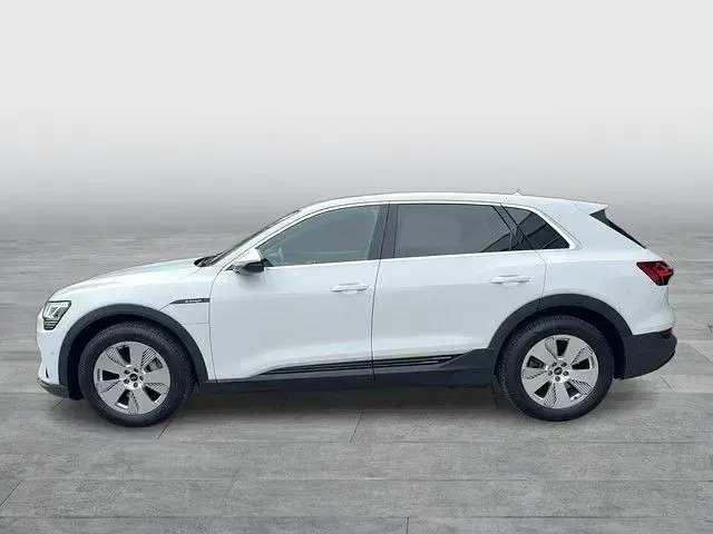 Gebraucht Audi e-tron S-Line 300 kW (408 PS) 2022 Gletscherweiß metallic (metallic) SUV