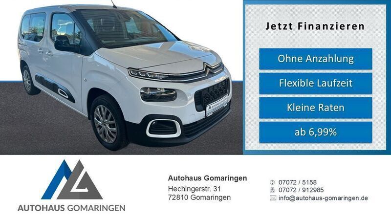 Weiß Gebraucht 2023 Citroën Berlingo Feel Van / Kleinbus | 22.999 € (Fairer Preis) - Bild 1/4