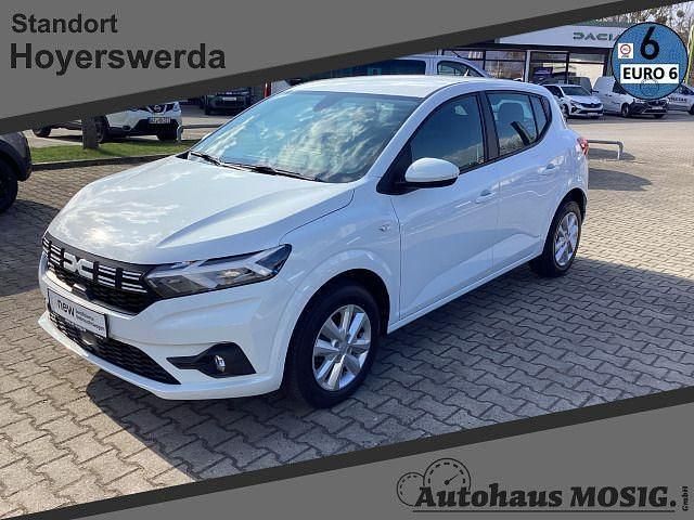 Gebraucht Dacia Sandero Expression 91 PS (66 kW) 2024 Weiß schwarz Kleinwagen
