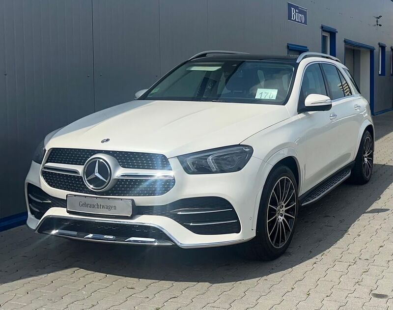 Blau Gebraucht 2024 Mercedes GLE400 AMG line SUV | 88.999 € (Etwas zu teuer) - Bild 1/4