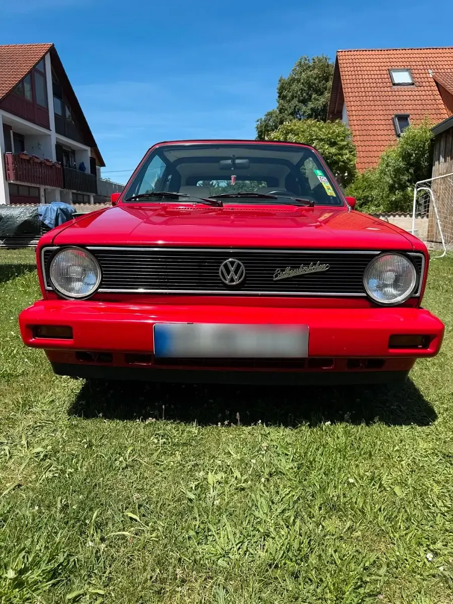 Gebraucht VW Golf Cabriolet Karmann 98 PS (72 kW) 1990 Rot Cabrio