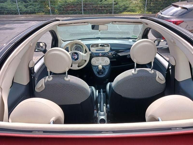 Schwarz Gebraucht 2014 Fiat 500 Lounge Cabrio | 7.500 € (Fairer Preis) - Bild 1/3