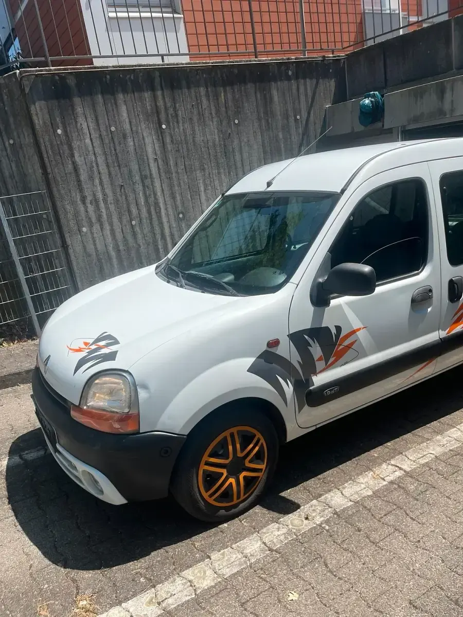 Gebraucht Renault Kangoo 80 PS (58 kW) 2002 Weiß Van / Kleinbus