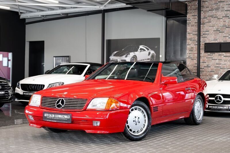 Rot Gebraucht 1993 Mercedes SL300 Cabrio | 29.770 € - Bild 1/4