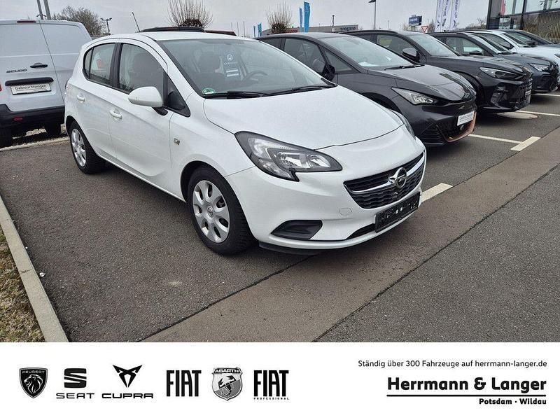 Gebraucht Opel Corsa Edition 69 PS (50 kW) 2017 Weiss / schnee weiss Kleinwagen