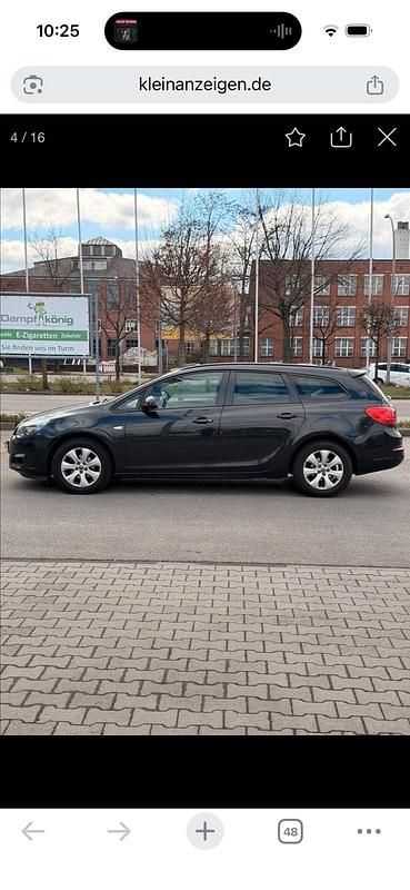Gebraucht Opel Astra 140 PS (102 kW) 2015 Schwarz Kombi
