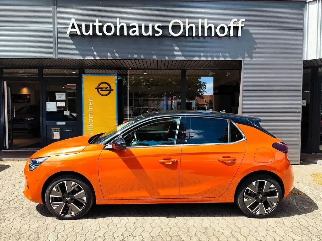 Gebraucht Opel Corsa-e Elegance 100 kW (136 PS) 2020 Orange Kleinwagen