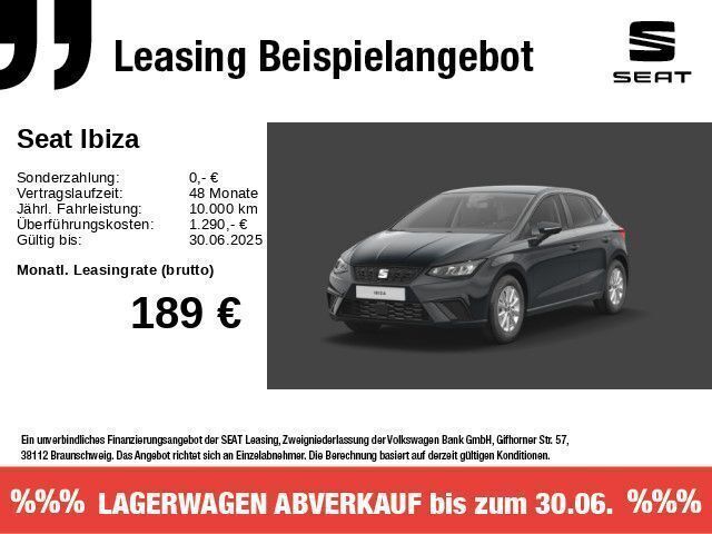 Blau Neu 2025 Seat Ibiza Limousine | 21.222 € (Superpreis) - Bild 1/2