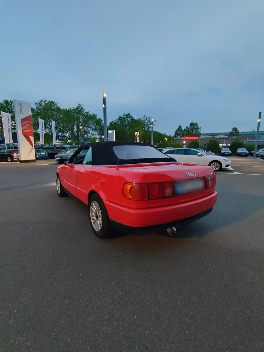 Gebraucht Audi 80 90 PS (66 kW) 1995 Rot Cabrio