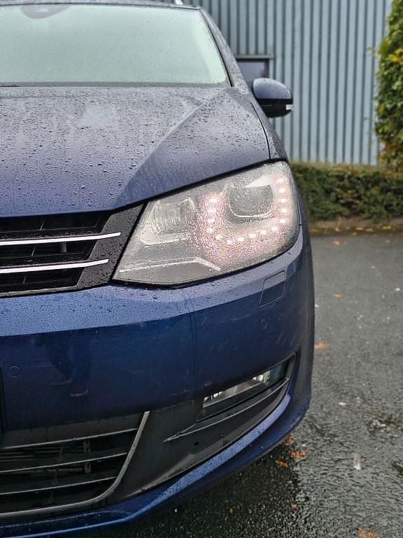 Gebraucht VW Sharan United 150 PS (110 kW) 2021 Blau Van / Kleinbus