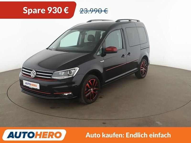 Gebraucht VW Caddy Highline 150 PS (110 kW) 2018 Schwarz Van / Kleinbus
