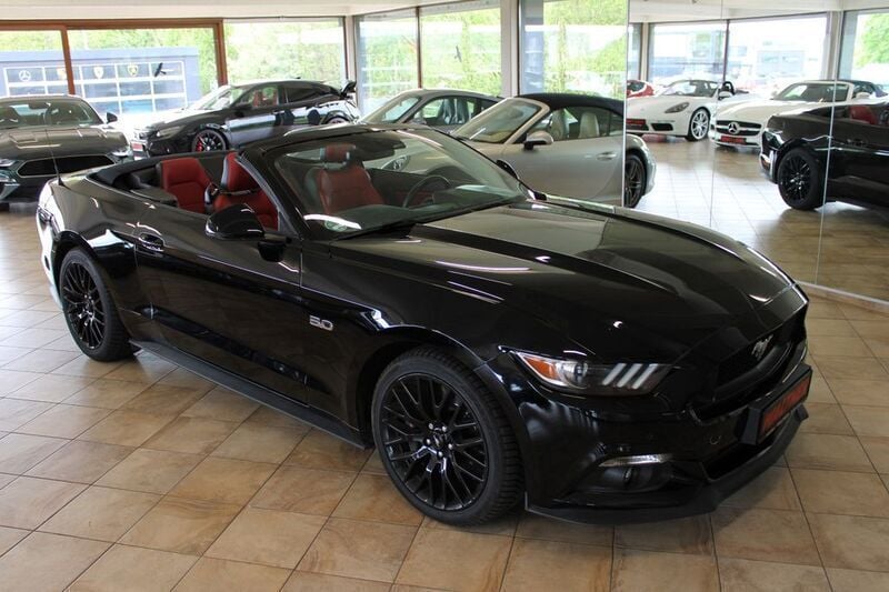 Schwarz Gebraucht 2017 Ford Mustang GT Cabrio | 34.999 € (Fairer Preis) - Bild 1/4