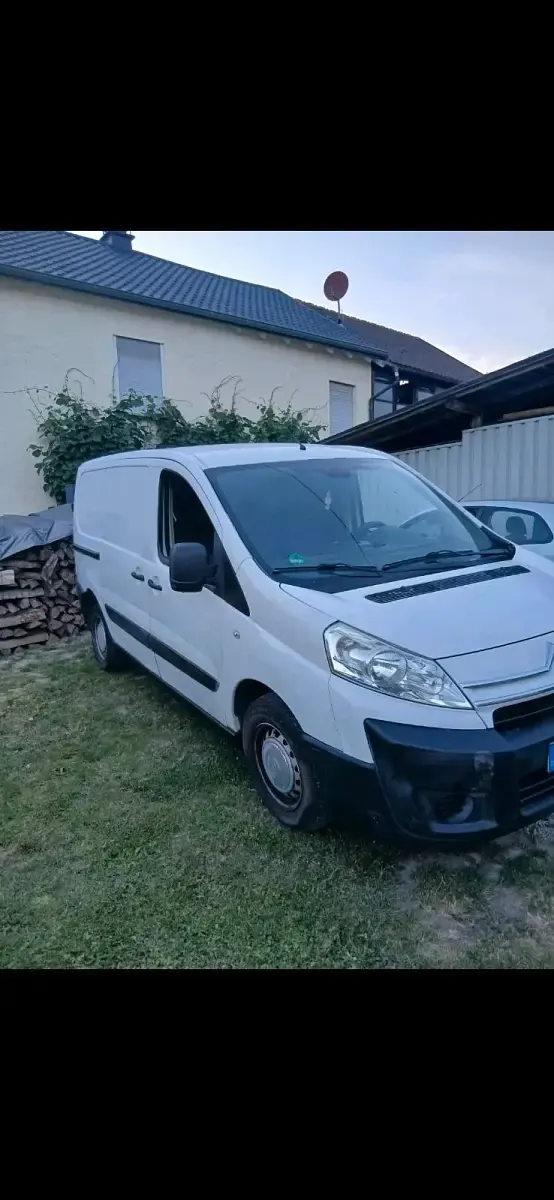 Gebraucht Citroën Jumpy 90 PS (66 kW) 2010 Weiß Van / Kleinbus