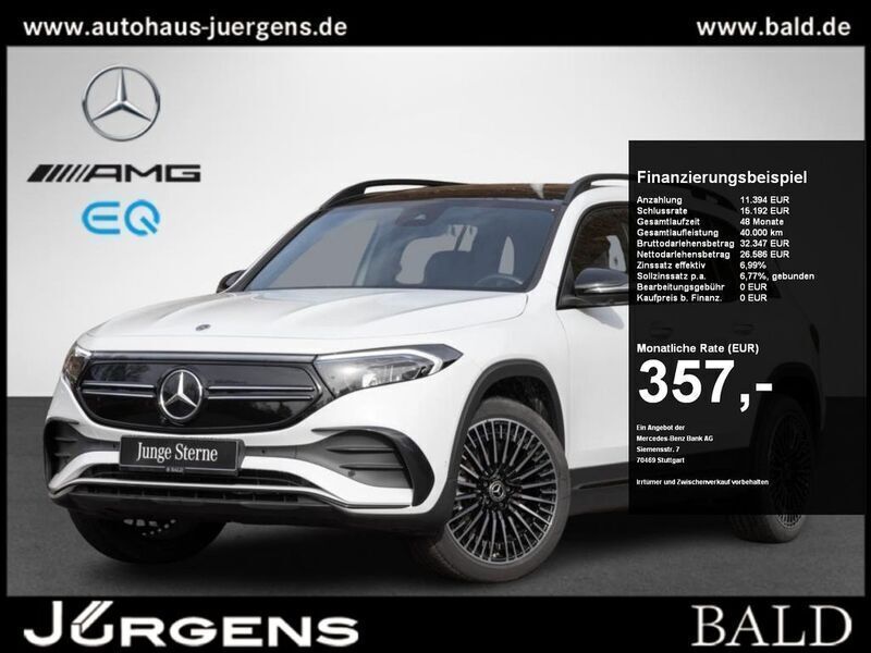 Digitalweiss Gebraucht 2024 Mercedes EQB350 AMG SUV | 44.490 € (Teuer) - Bild 1/4