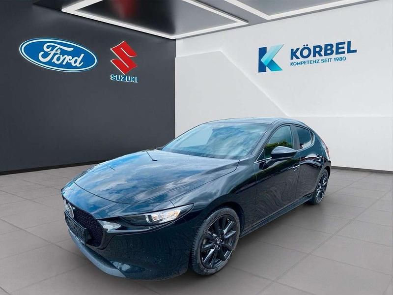 Jet black Gebraucht 2021 Mazda 3 Selection Limousine | 20.970 € (Fairer Preis) - Bild 1/3