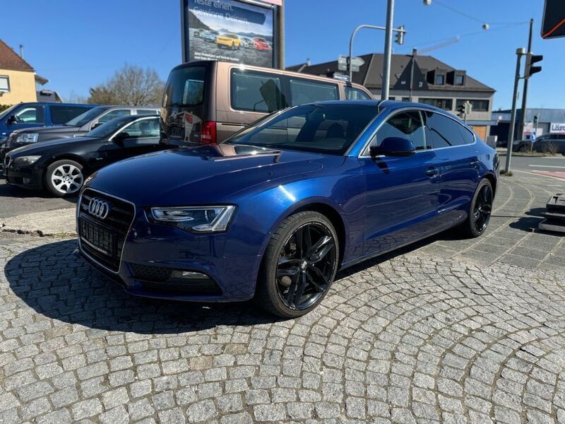 Blau Gebraucht 2014 Audi A5 Sportback S-Line Limousine | 12.999 € (Fairer Preis) - Bild 1/4