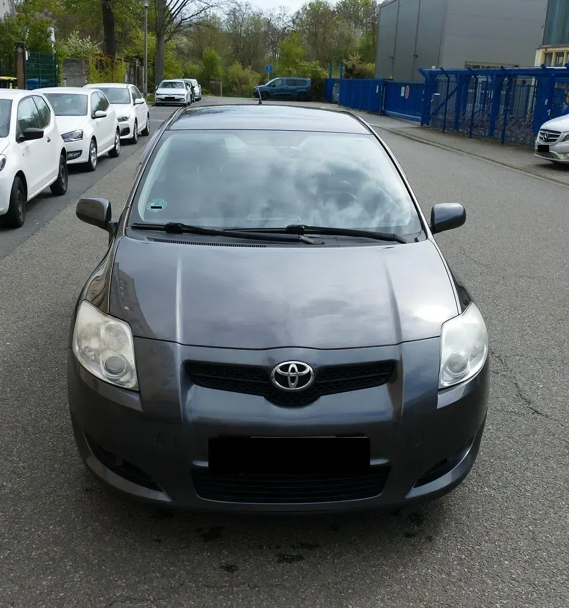Gebraucht Toyota Auris 124 PS (91 kW) 2008 Silber Kleinwagen