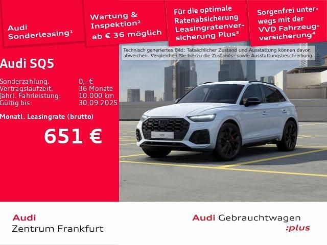 Gletscherweiß metallic/gletsch Gebraucht 2024 Audi SQ5 Sport SUV | 73.849 € (Superpreis) - Bild 1/2