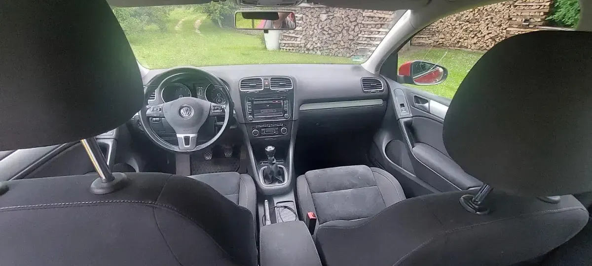 Gebraucht VW Golf VI Highline 122 PS (89 kW) 2011 Rot Kleinwagen