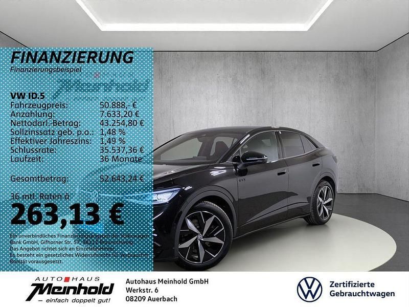 Grenadillschwarz metallic Gebraucht 2025 VW ID.5 GTX SUV | 50.888 € (Etwas zu teuer) - Bild 1/4
