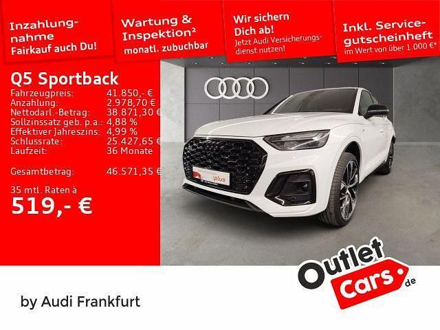 Ibisweiß Gebraucht 2022 Audi Q5 Sportback S-Line SUV | 41.850 € (Guter Preis) - Bild 1/2