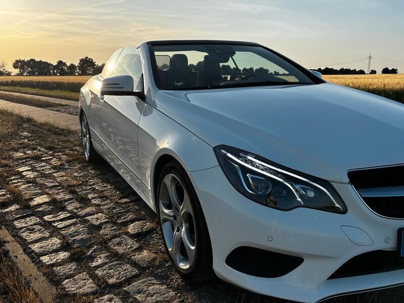 Weiß Gebraucht 2015 Mercedes E200 Cabrio | 20.500 € (Fairer Preis) - Bild 1/4