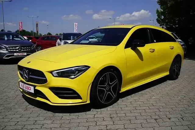 Gebraucht Mercedes CLA200 163 PS (119 kW) 2020 Gelb Coupé