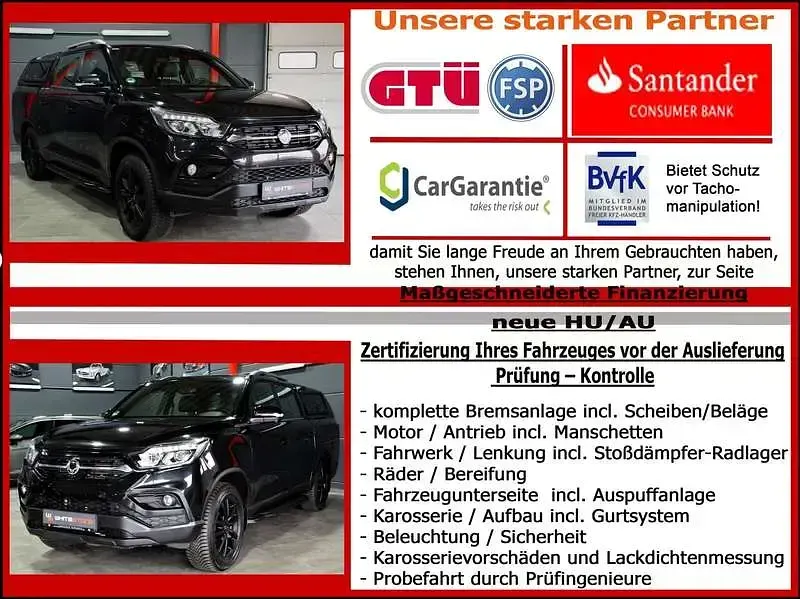 Gebraucht SsangYong Musso Sapphire 181 PS (133 kW) 2020 Schwarz Pickup