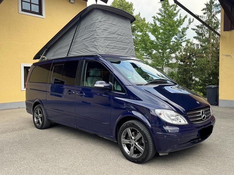 Blau Gebraucht 2005 Mercedes Viano Marco Polo Van / Kleinbus | 19.500 € - Bild 1/4