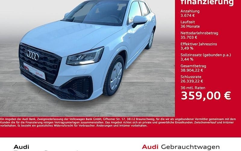 Gebraucht Audi Q2 S-Line 190 PS (139 kW) 2025 Gletscherweiß metallic SUV