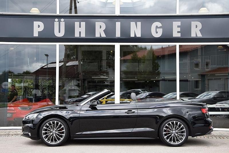 Schwarz Gebraucht 2017 Audi A5 Cabriolet S-Line Cabrio | 25.900 € (Fairer Preis) - Bild 1/4