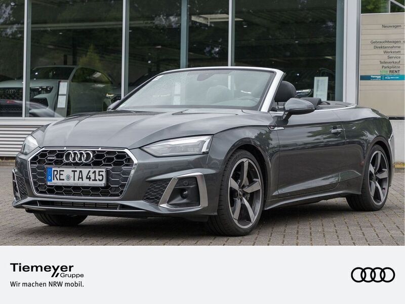 Grau Gebraucht 2022 Audi A5 Cabriolet S-Line Cabrio | 40.970 € (Superpreis) - Bild 1/4