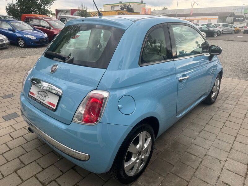 Gebraucht Fiat 500 Lounge 86 PS (63 kW) 2010 Blau Kleinwagen