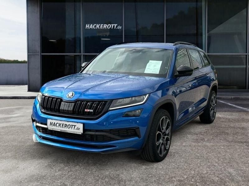 Blau Gebraucht 2019 Skoda Kodiaq RS SUV | 33.880 € (Guter Preis) - Bild 1/4