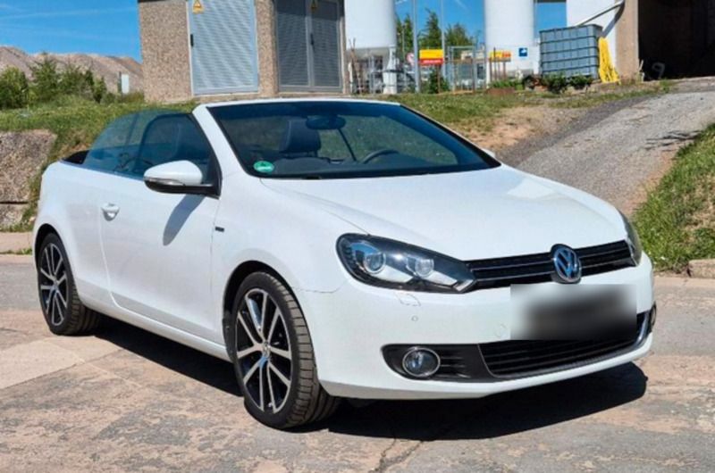 Weiß Gebraucht 2015 VW Golf Cabriolet LOUNGE Cabrio | 14.490 € (Fairer Preis) - Bild 1/4